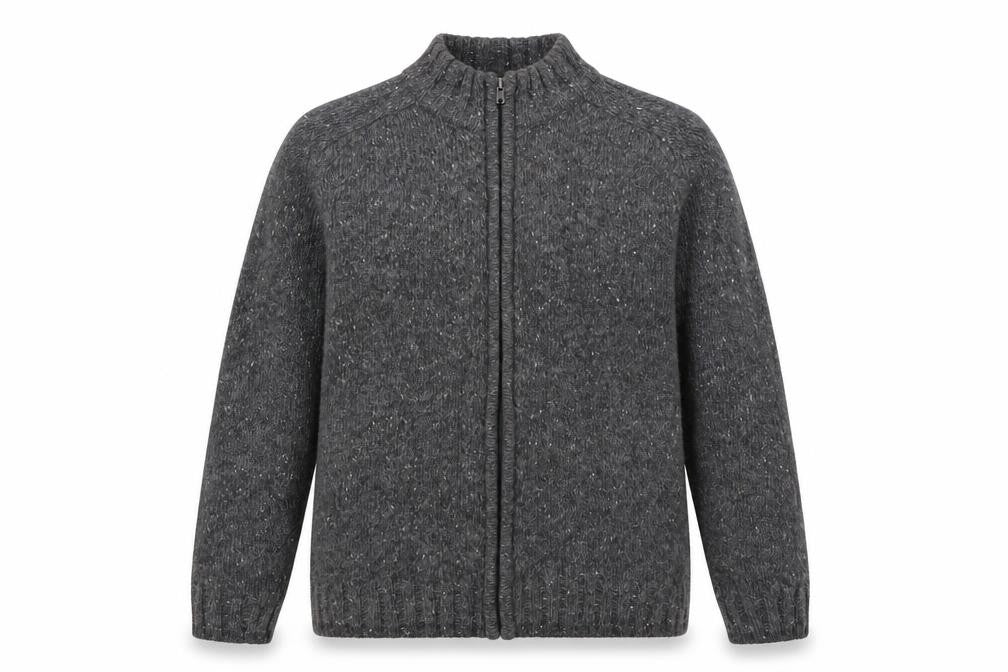 EWM Womens Grey   Full Zip Jumper Size M