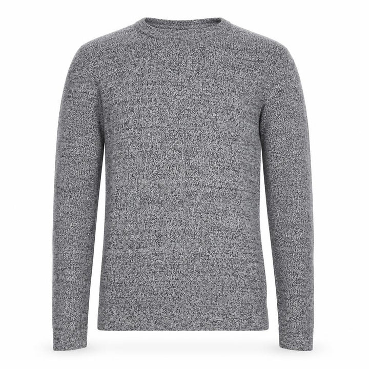 Topman Mens Grey Herringbone Pullover Jumper Size XS