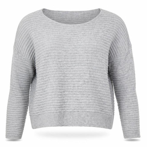 Mango Womens Grey  Knit Pullover Jumper Size M