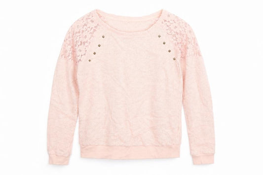 Front view of YD girls’ orange rayon jumper, size 12, years
