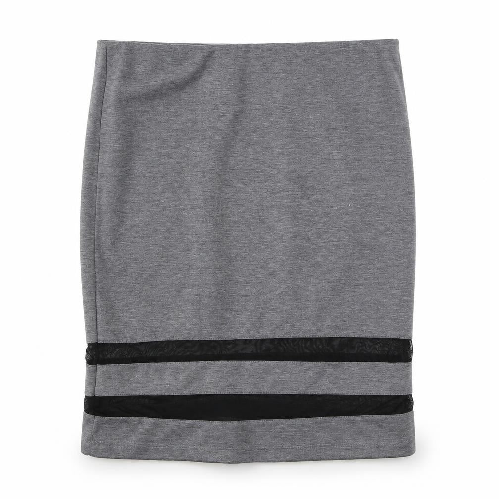 Divided by H&M Womens Grey   A-Line Skirt Size L