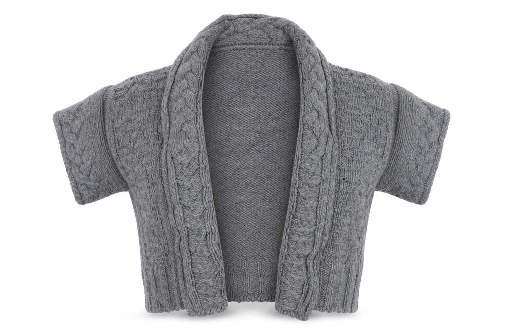Marks and Spencer Womens Grey  Knit Cardigan Jumper Size 12
