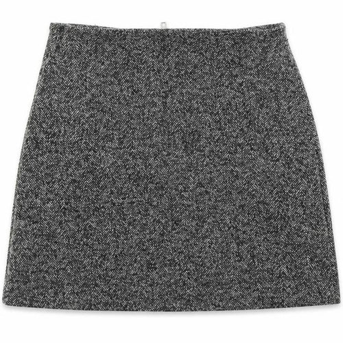 Topshop Womens Black   A-Line Skirt Size 6
