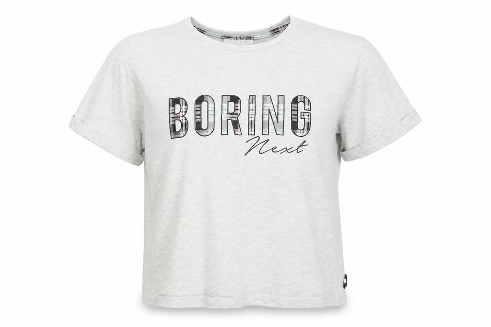 New Look Girls Grey   Top Pyjama Top Size L  - boring next