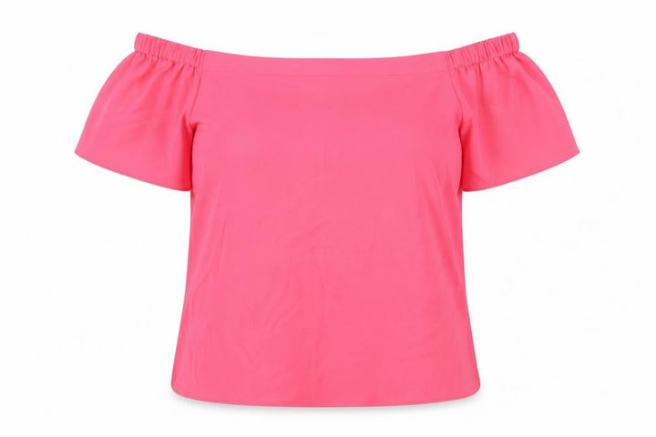George Womens Pink Basic Blouse Size 8