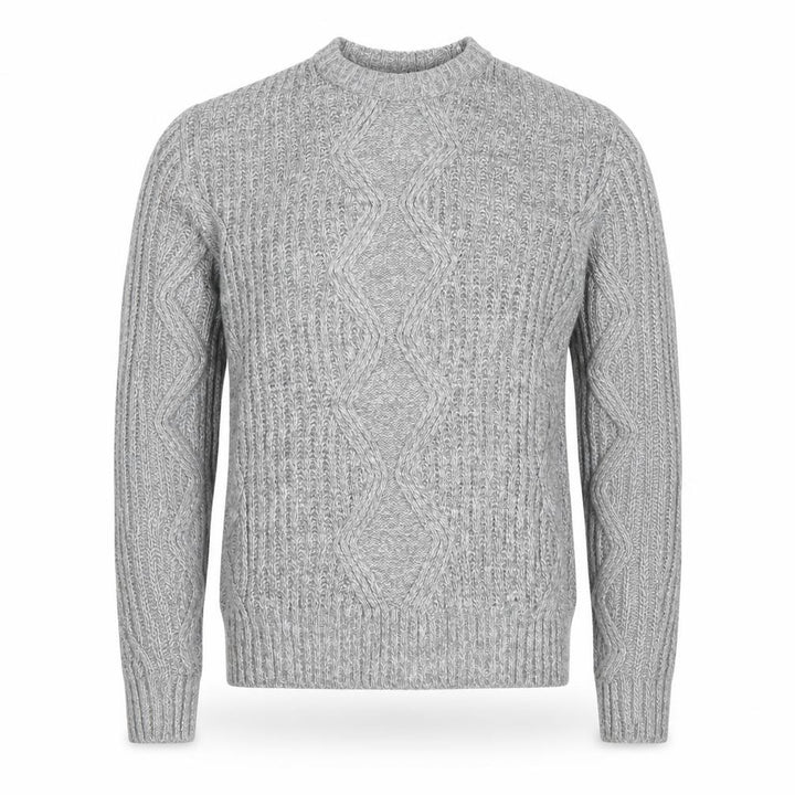 Topman Mens Grey Knit Pullover Jumper Size S