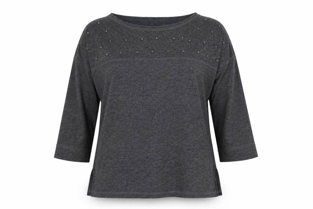 Next Womens Grey   Basic T-Shirt Size 10