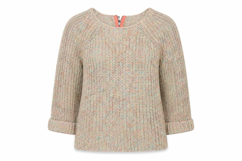 Front view of Marks & Spencer women’s multicoloured jumper, size M