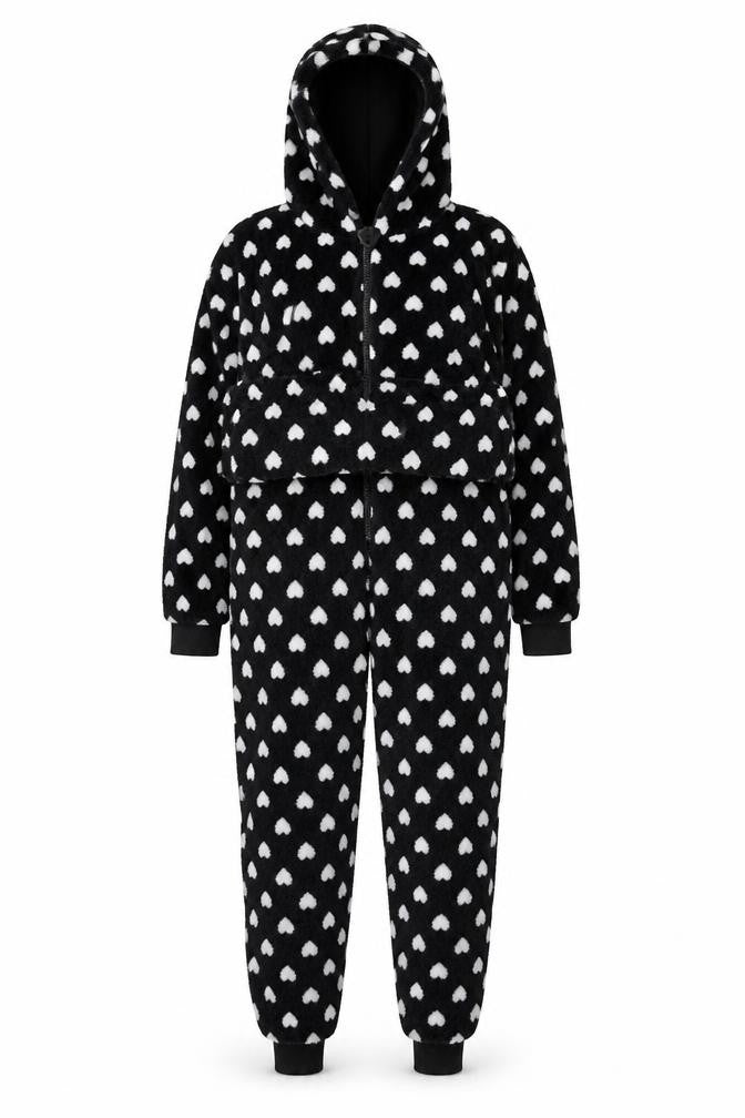 Primark Womens Black Polka Dot  Coverall Outfit/Set Size 6 L30 in