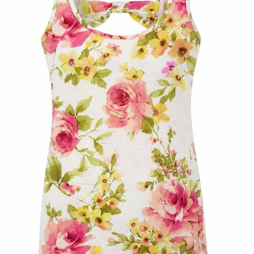 New Look Womens White Floral  Fit & Flare  Size 8