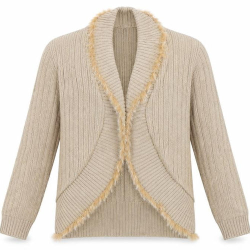 Mink City Womens Beige   Cardigan Jumper Size 38