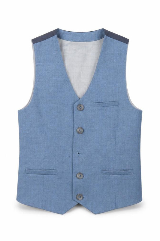 Front view of Next boys’ blue jacket, size 6, years - suit jacket