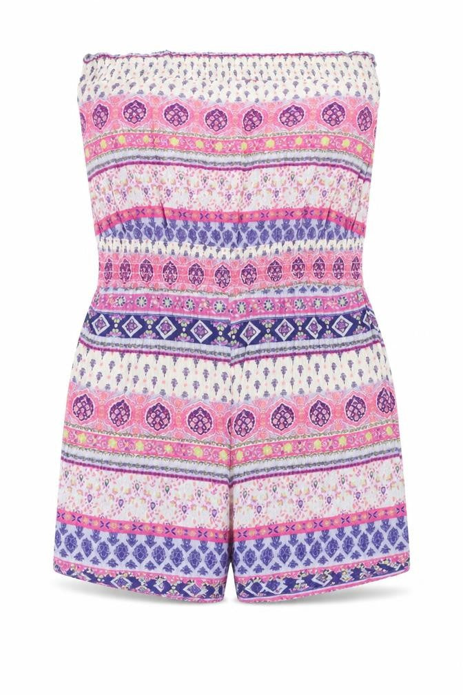 New look  Womens Pink Argyle/Diamond  Jumpsuit One-Piece Size 8