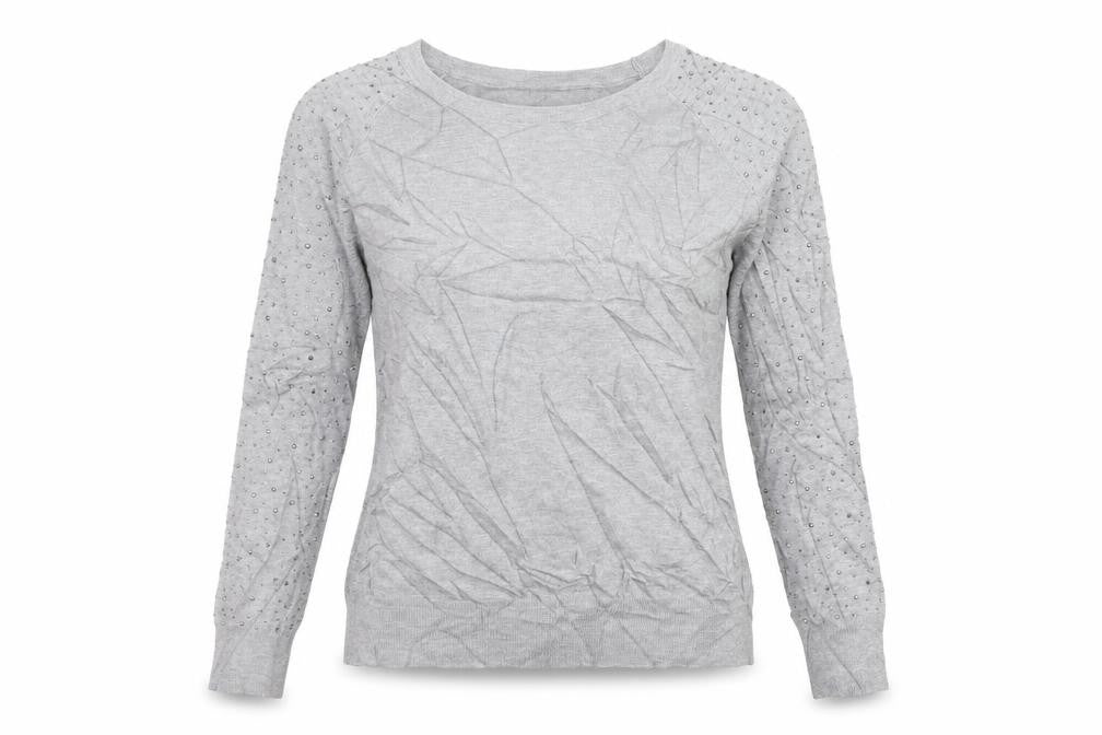 Front view of Vila Milano women’s grey jumper, size L