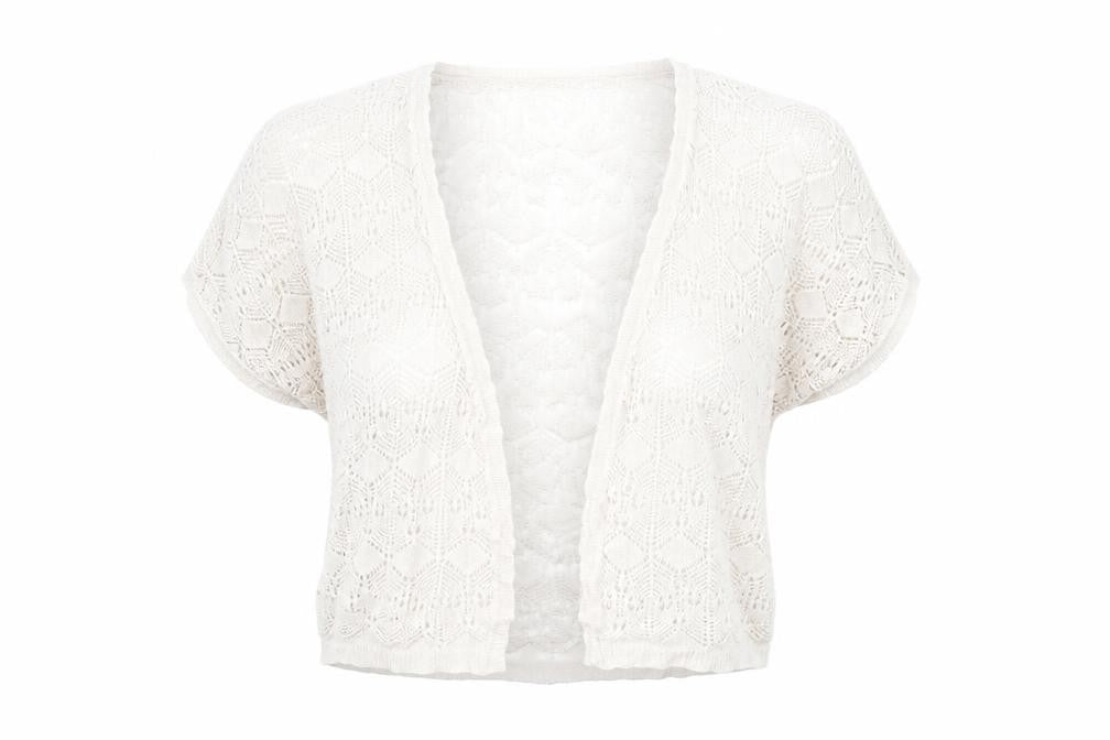 Topshop Womens Beige  Knit Cardigan Jumper Size 14