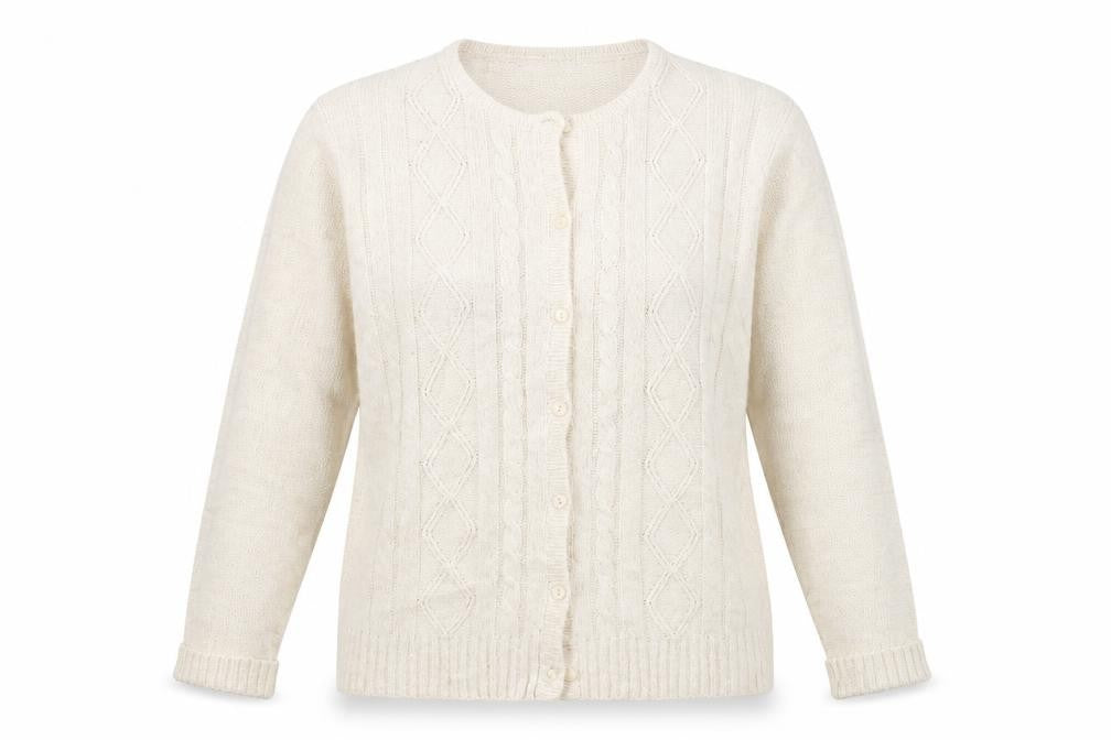 EWM  Womens Beige   Cardigan Jumper Size XL