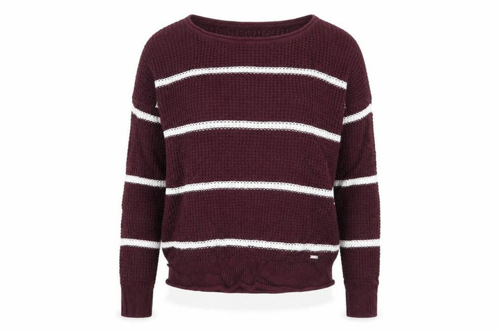 Hollister Womens Red Striped  Pullover Jumper Size XS