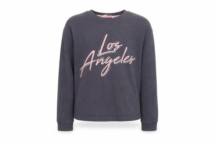 George Girls Blue Pullover Sweatshirt Size 9-10 Years - Los Angeles