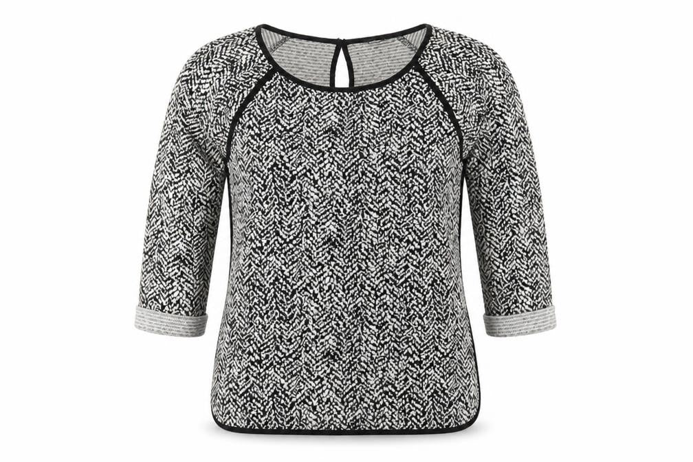 Next Womens Black Polka Dot  Pullover Jumper Size 8
