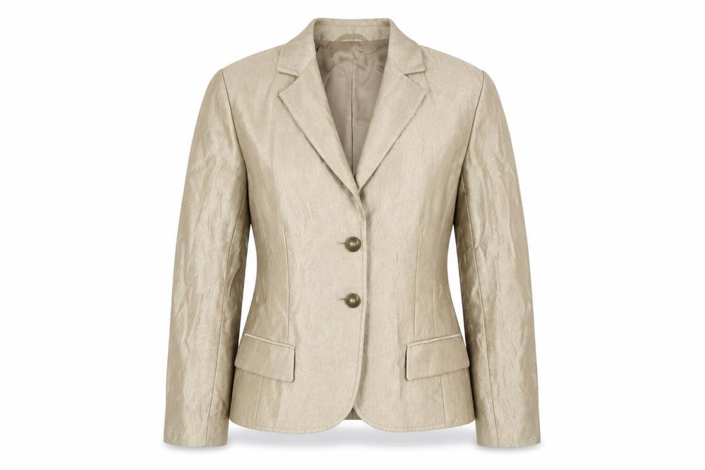 Cavita Womens Gold   Gilet Blazer Size 10