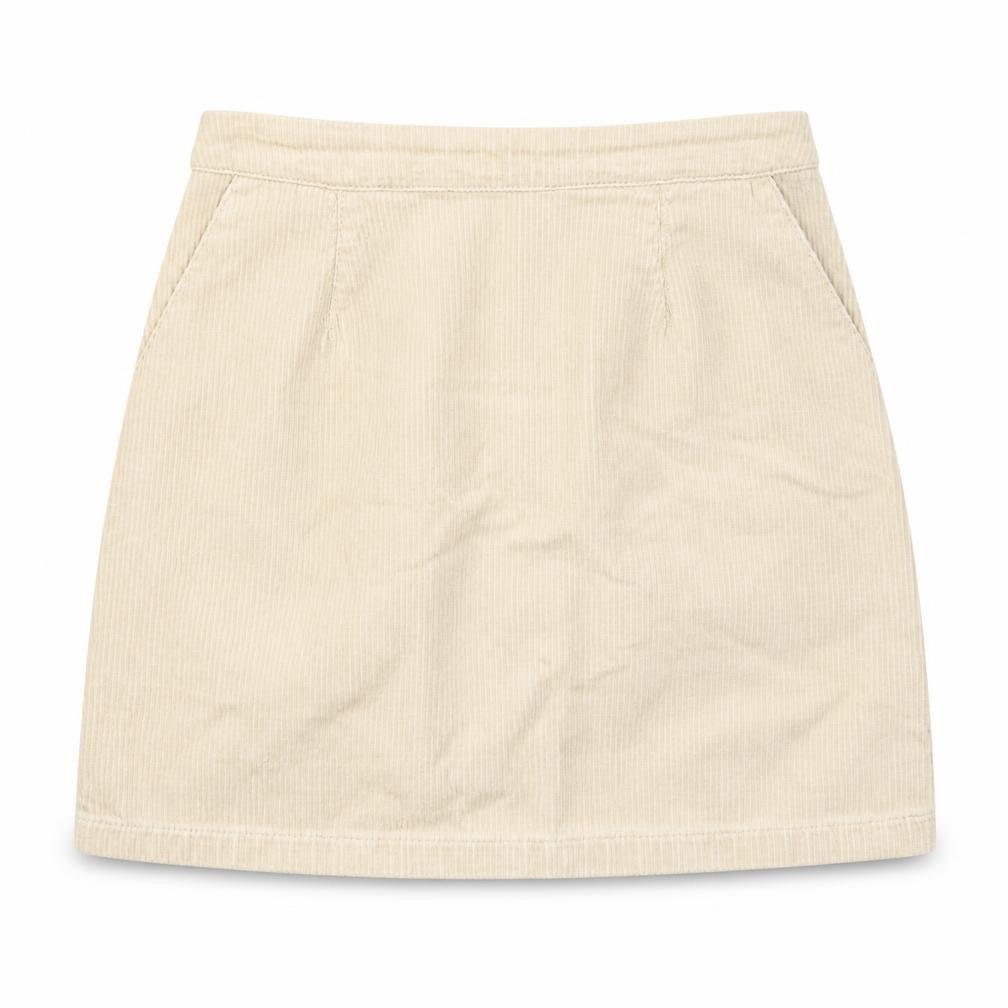 New Look Womens Beige  Corduroy A-Line Skirt Size 6