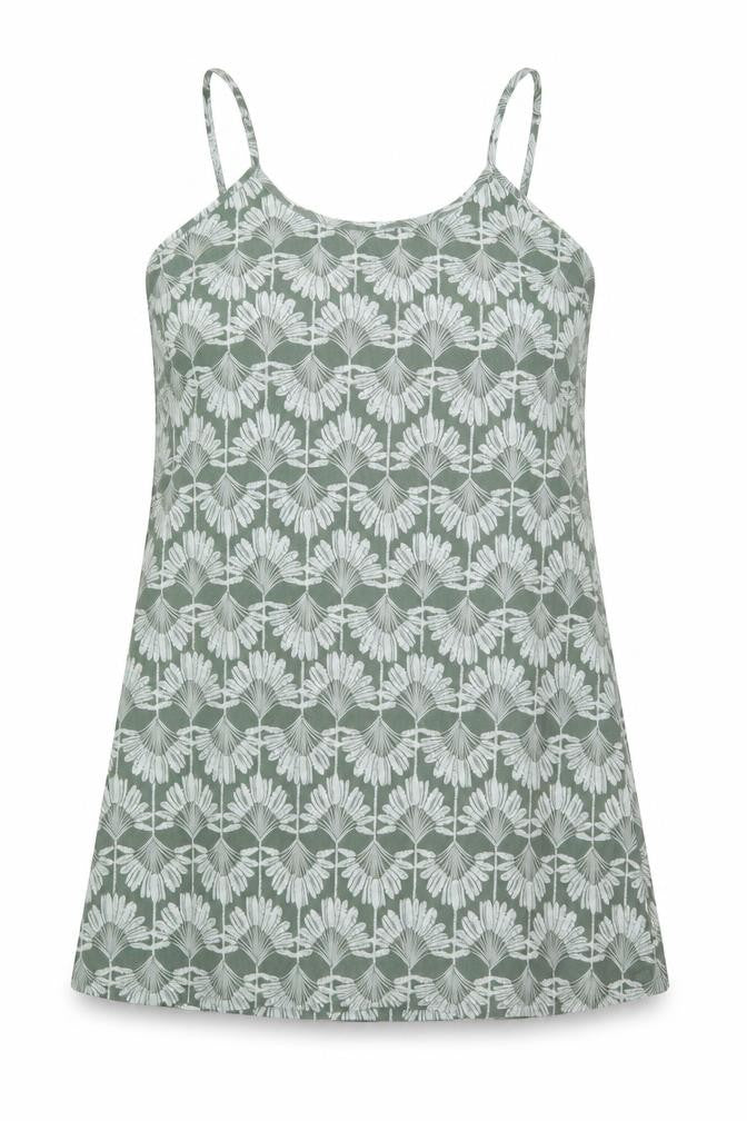 Front view of Primark women’s green floral mini, size M