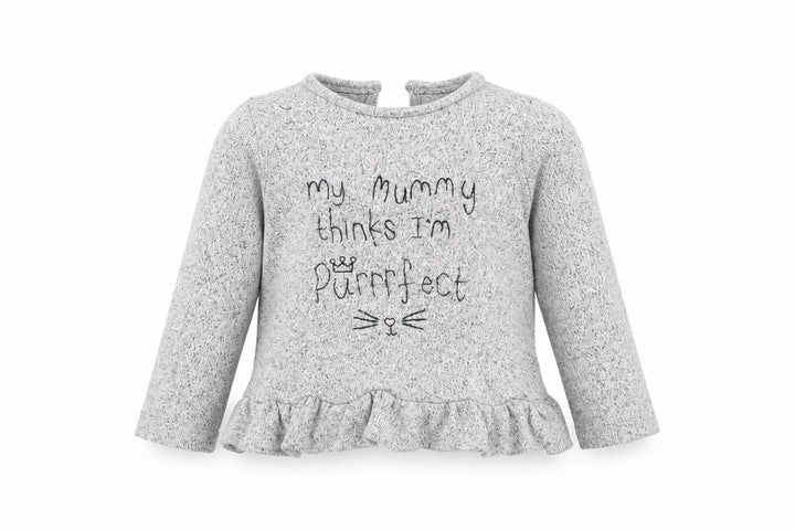 George Girls Grey   Basic T-Shirt Size 12-13 Years