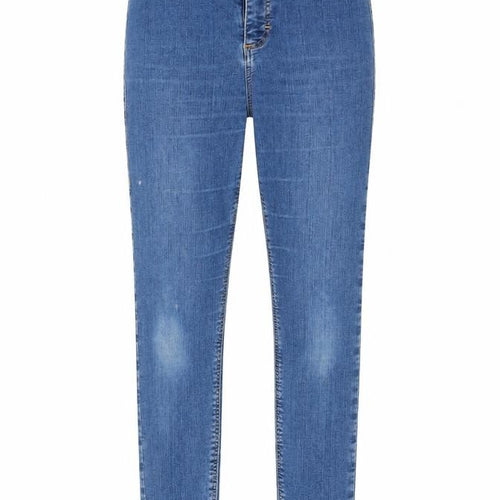 Topshop Womens Blue  Denim Straight Jeans Size 30 L24 in