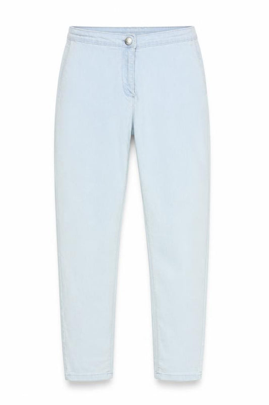 Front view of Candy Couture girls’ blue skinny jeans, size 15, years