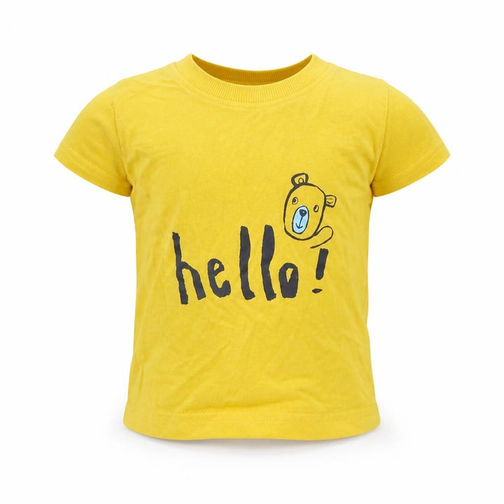 Nutmeg Boys Yellow Basic T-Shirt Size 6-9 Months - hello