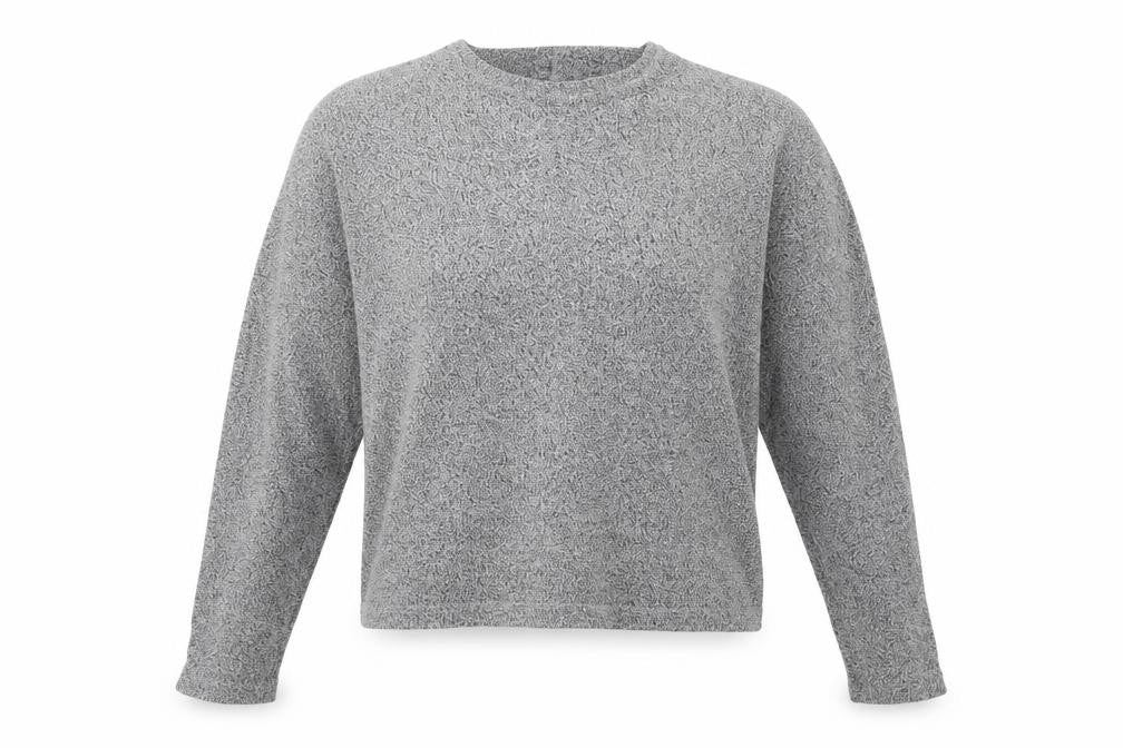 Front view of New Look women’s grey jumper, size S