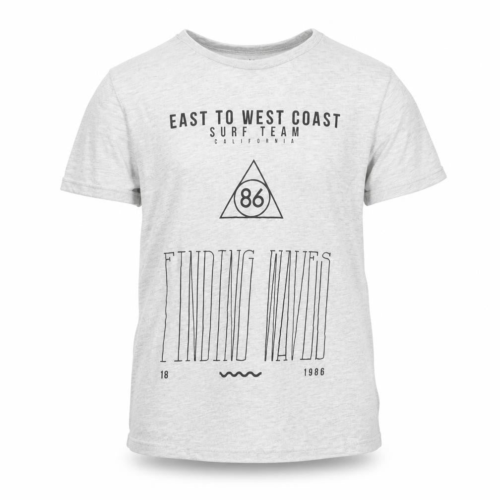 Nutmeg Boys Grey  Jersey Basic T-Shirt Size 6-7 Years