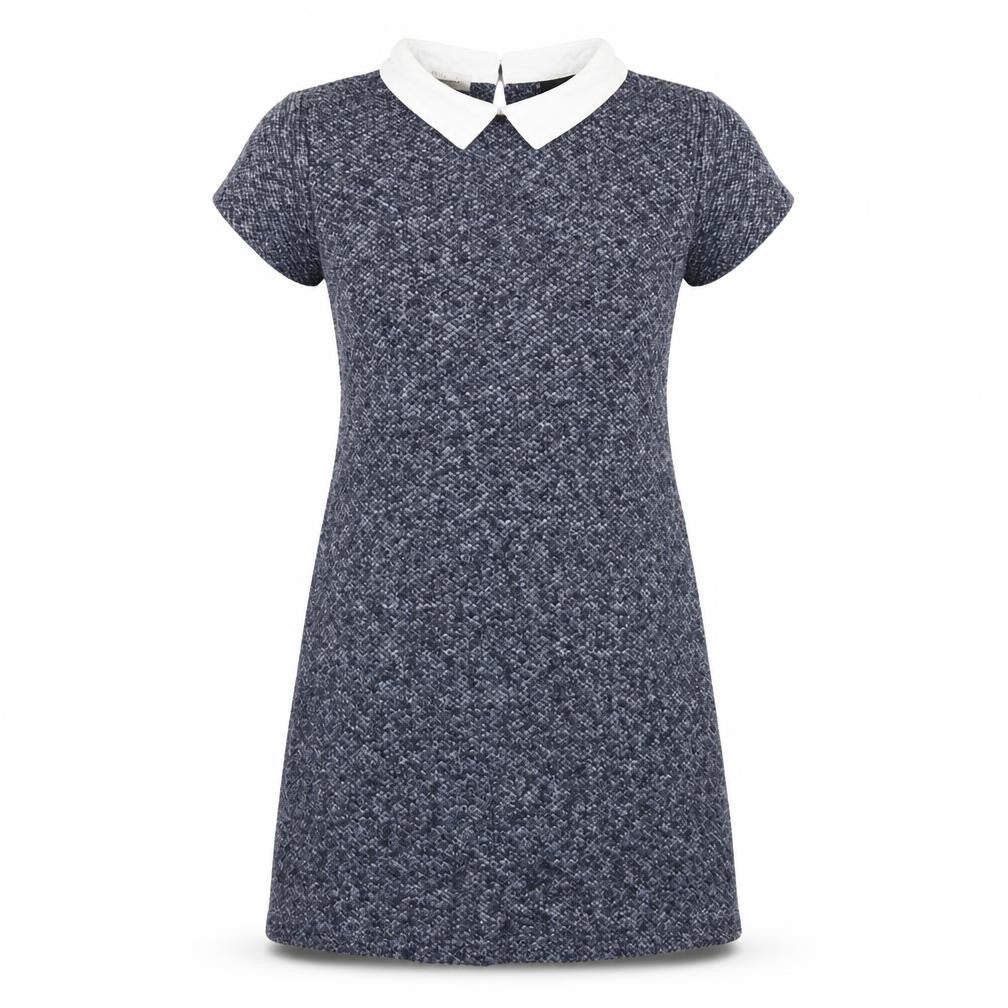 Front view of BELLAAMBER women’s blue a-line, size S