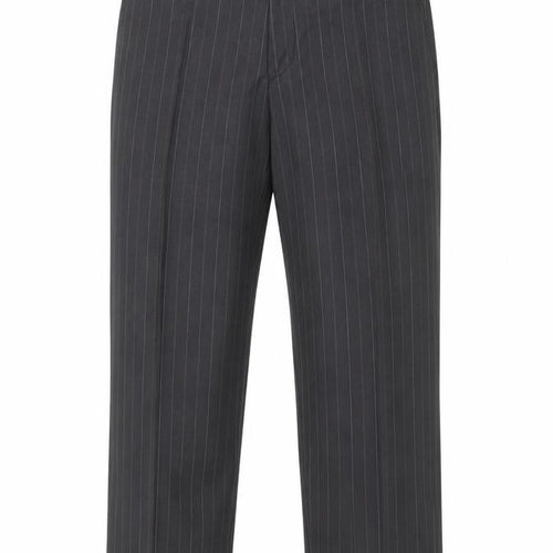 Preworn Mens Grey Striped  Trousers  Size 36 in L29 in