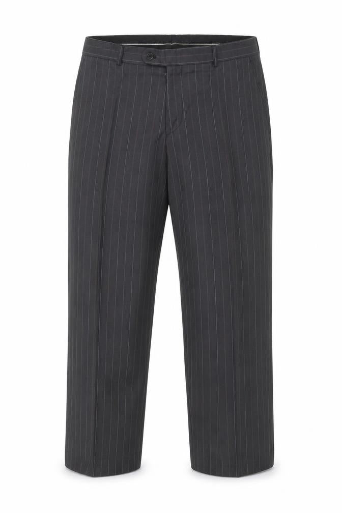 Preworn Mens Grey Striped  Trousers  Size 36 in L29 in