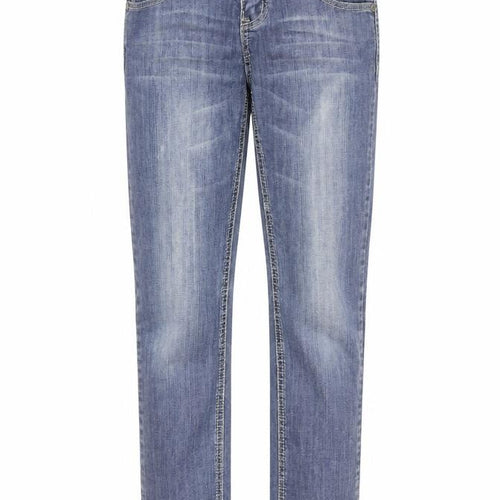 Makpl Girls Blue  Denim Straight Jeans Size 10 Years