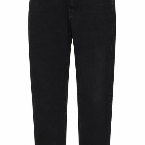 kaiweishi Womens Black   Straight Jeans Size 31 L29 in