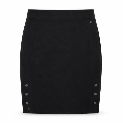Garcia Womens Black  Denim A-Line Skirt Size XS