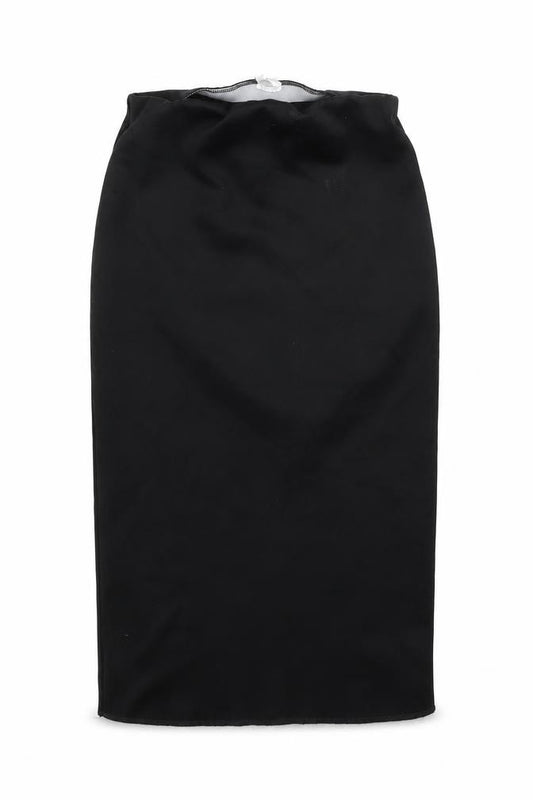 Front view of Preworn women’s black jersey bandage set, size UK 10
