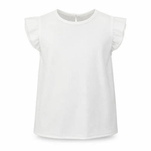 Nutmeg Girls White   Basic Blouse Size 7-8 Years