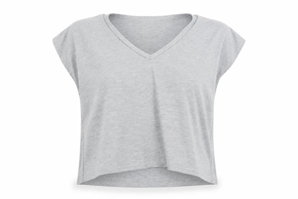 Misspap Womens Grey   Basic T-Shirt Size M