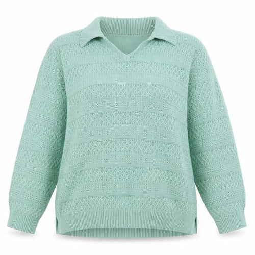 Isle of Cotton Womens Green   Pullover Jumper Size XL