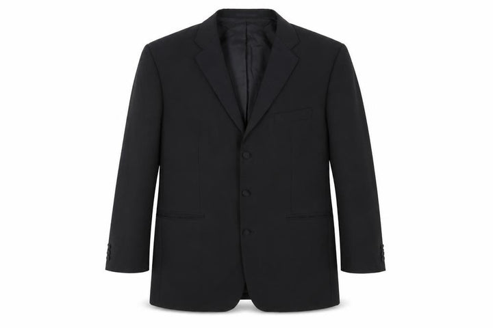Torre Mens Black Jacket Suit Jacket Size 44
