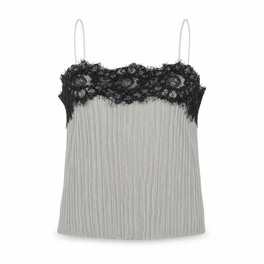 Front view of Pins & Needles women’s grey camisole blouse, size M