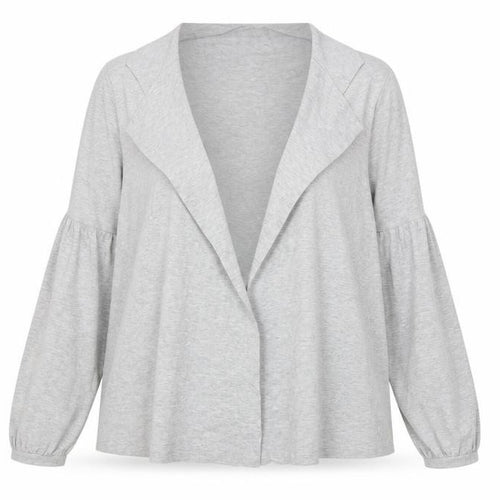 Preworn Womens Grey  Knit Cardigan Jumper Size 18