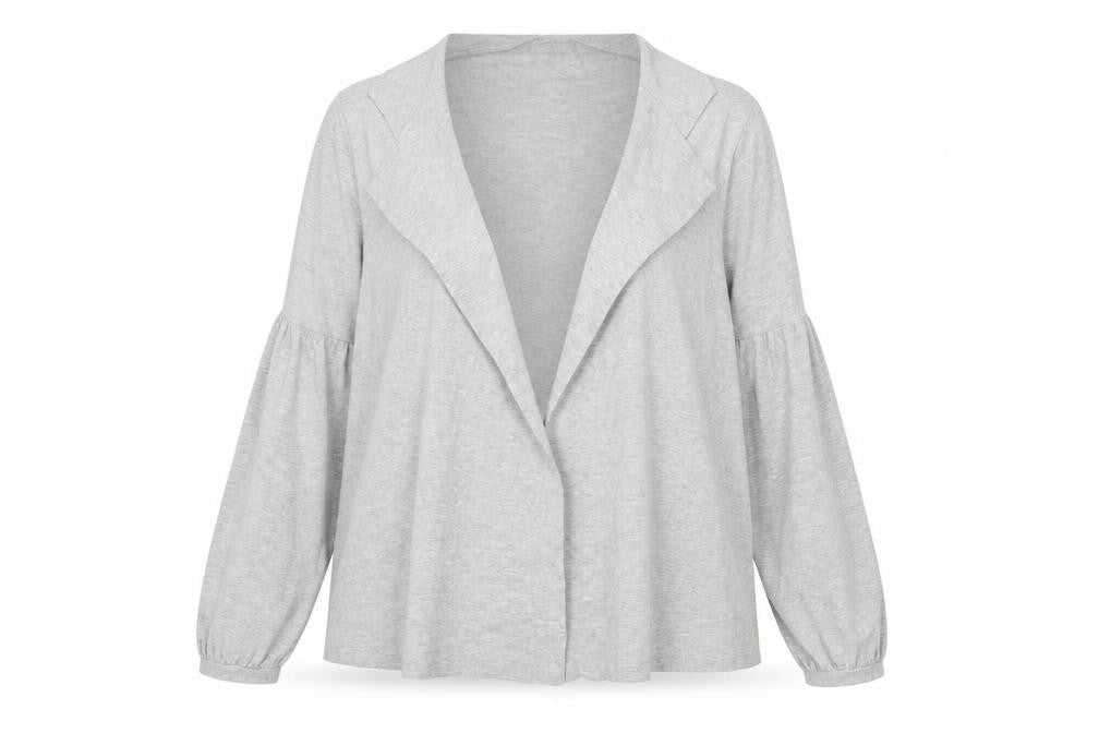 Preworn Womens Grey  Knit Cardigan Jumper Size 18