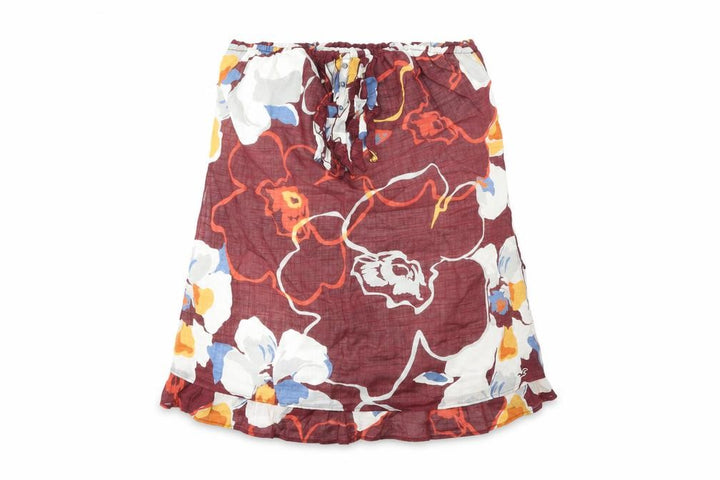 Hollister Womens Red Floral  Basic Blouse Size M