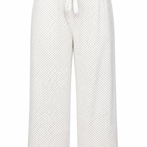 Secret Obsessions  Womens Ivory Polka Dot  Trousers  Size L L22 in