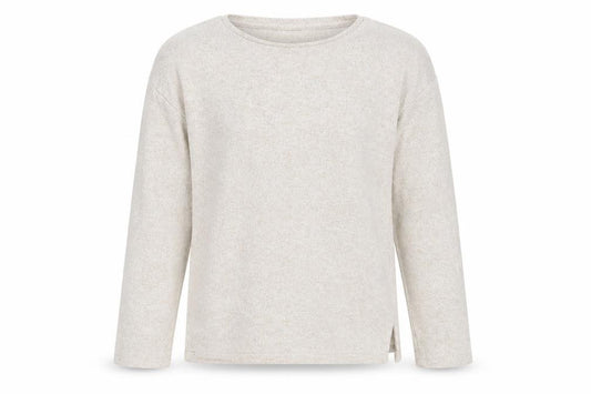 Front view of Zara girls’ beige jumper, size 10, years