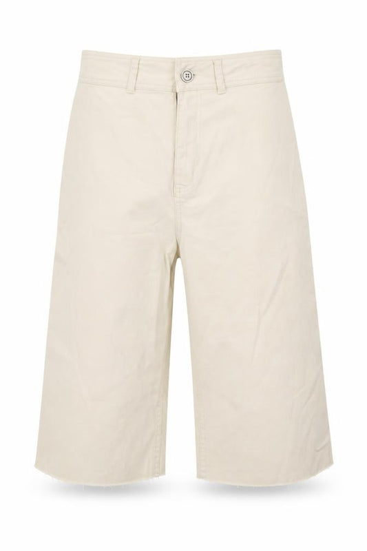 Front view of Denim Co. women’s ivory denim cropped jeans, size UK 12